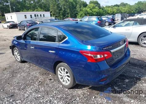 2018 Nissan Sentra Sv из США, поврежденный, VIN 3N1AB7AP8JY292204